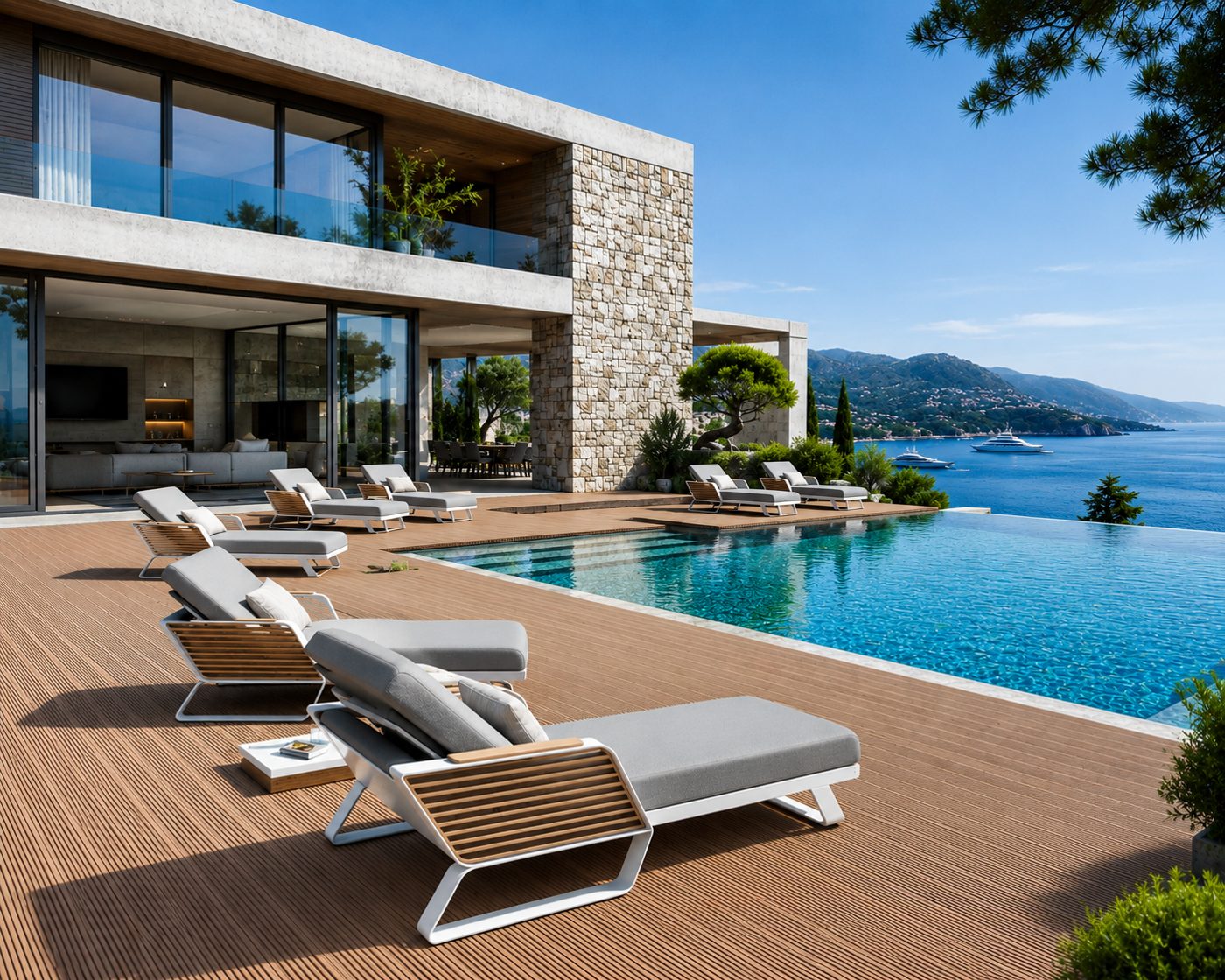 WPC Composite Pool Decking