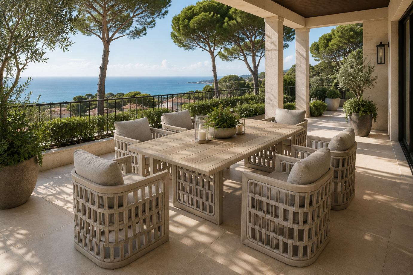 RIVA 3.0 Set dining table with 6 chairs